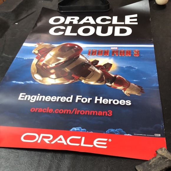 Iron man 3 2 sided poster Oracle / Marvel 2013 24 x 36 with light creasi… - Picture 4 of 4